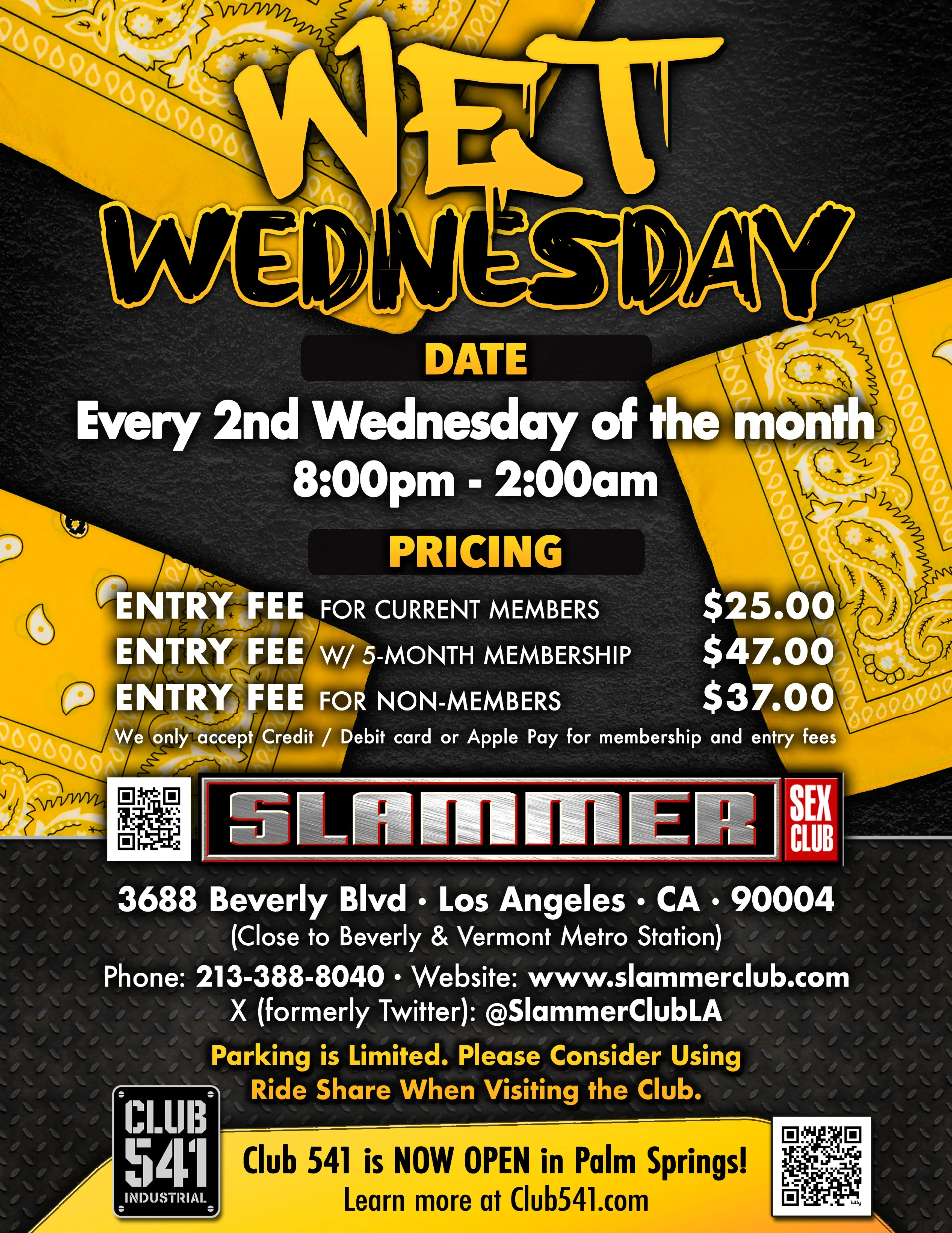 Wet Wednesday at Slammer Club.